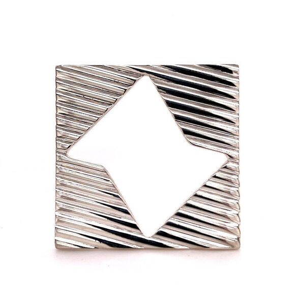 Tiffany & Co Estate Abstract Brooch Sterling Silver 14.8 Grams TIF221 - Picture 1 of 10